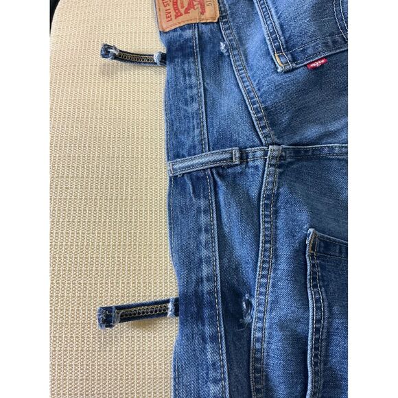 Levi Strauss 514 Straight‎ Fit Blue Denim Jeans Men's Size 40x30 - Picture 6 of 12